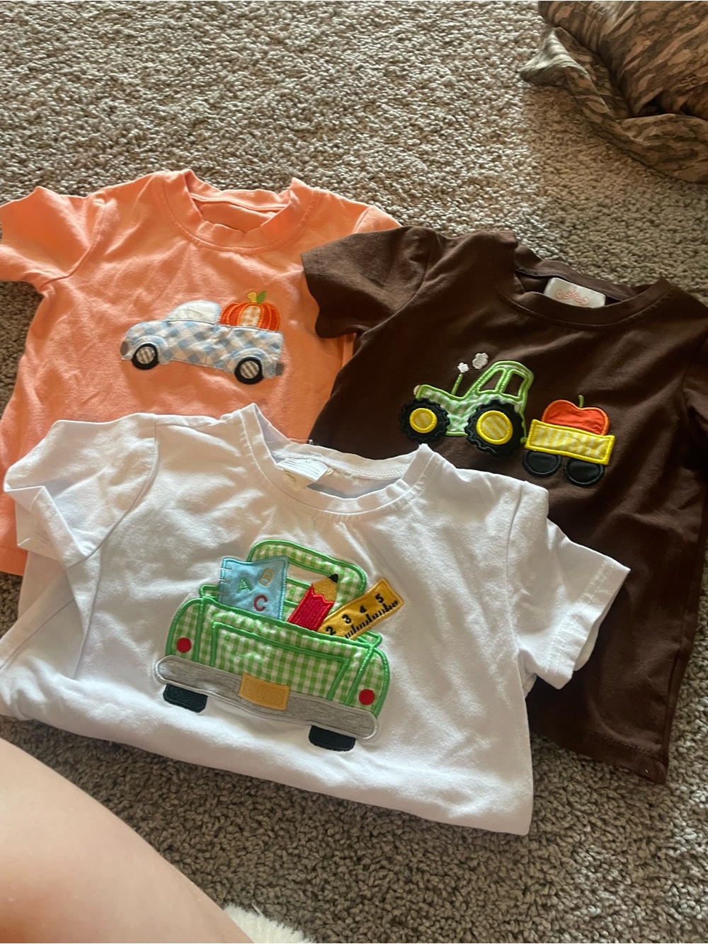 Pack of 3 Appliqué Shirts
